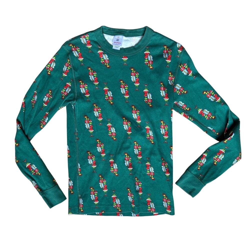 Hanna Andersson x Grinch Adult Holiday Pajama Top Size XXS